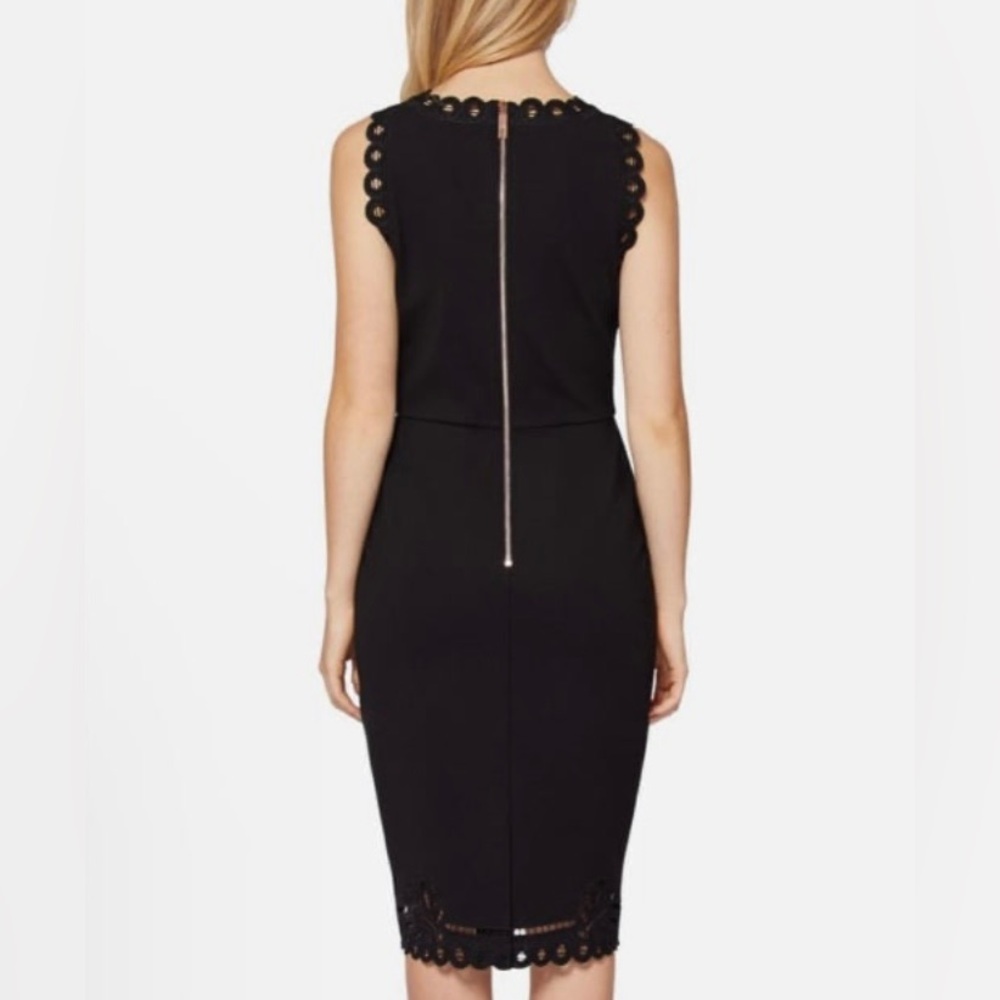 Ted Baker Black Lace Detail Dress - Picture 2 of 16